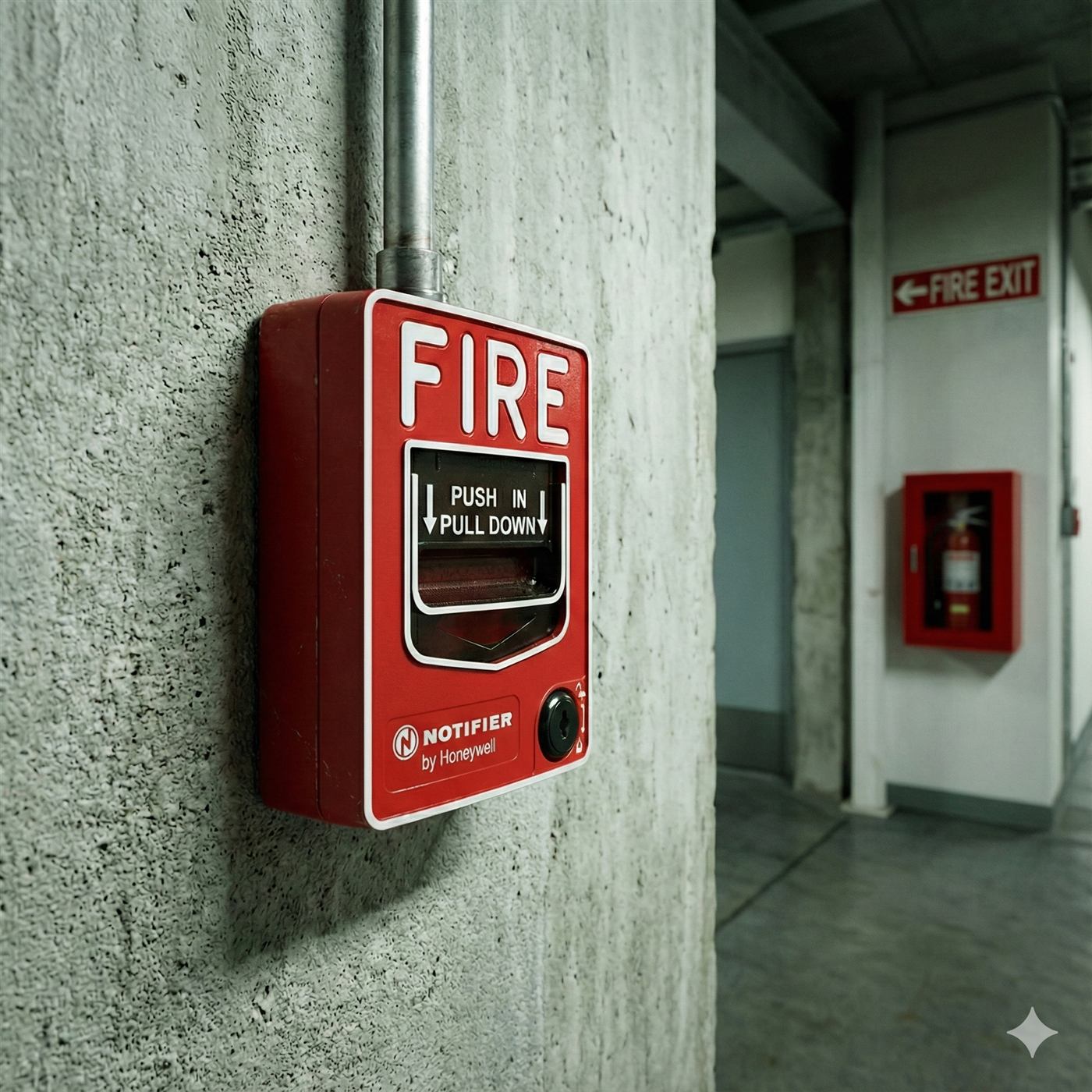 Notifier fire alarm pull station